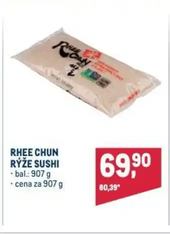 Makro RHEE CHUN RÝŽE SUSHI nabídka
