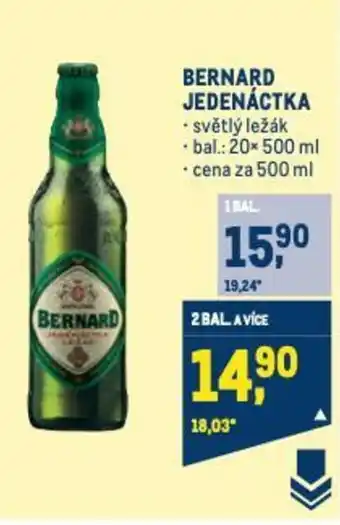 Makro BERNARD JEDENÁCTKA nabídka