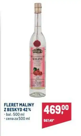 Makro FLERET MALINY Z BESKYD 42% nabídka