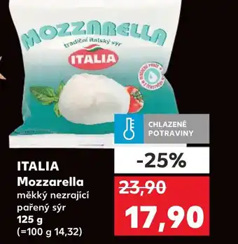 Kaufland ITALIA Mozzarella nabídka