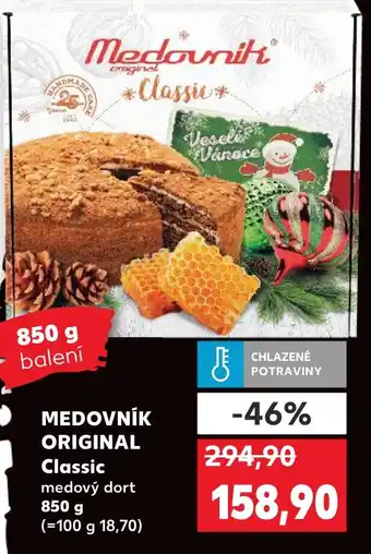 Kaufland MEDOVNİK ORIGINAL Classic nabídka
