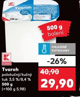 Kaufland Tvaroh nabídka