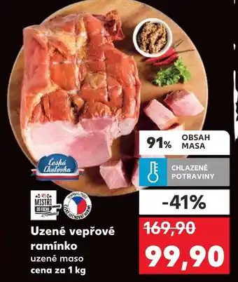 Kaufland Uzené vepřové ramínko nabídka
