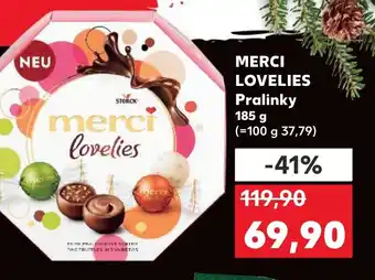 Kaufland MERCI LOVELIES Pralinky 185 g nabídka