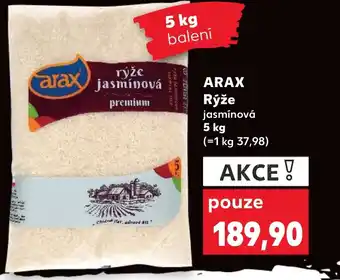 Kaufland ARAX Rýže jasmínová 5 kg nabídka