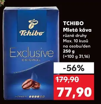 Kaufland TCHIBO Mletá káva nabídka