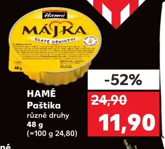 Kaufland HAMÉ Paštika nabídka