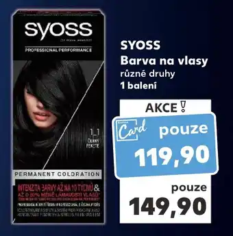 Kaufland SYOSS Barva na vlasy nabídka