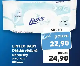 Kaufland LINTEO BABY Dětské vlhčené ubrousky nabídka