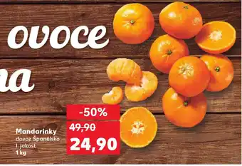 Kaufland Mandarinky nabídka