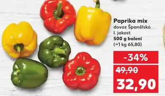 Kaufland Paprika mix nabídka