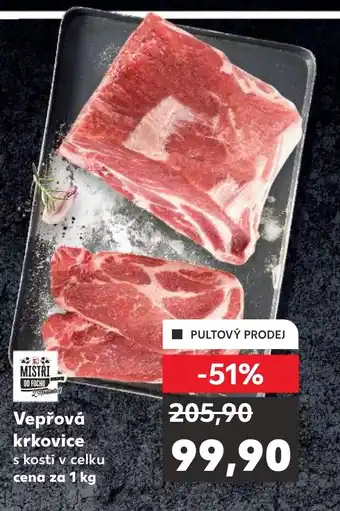 Kaufland Veprová krkovice nabídka