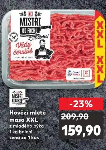 Kaufland Hovězí mleté maso XXL nabídka