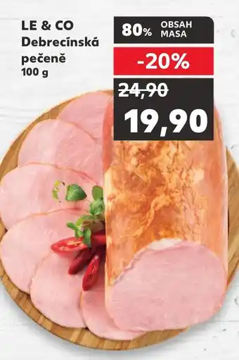 Kaufland LE & CO Debrecínská pečeně 100 g nabídka
