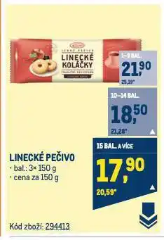 Makro Linecké pečivo nabídka