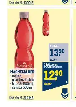 Makro Magnesia red nabídka