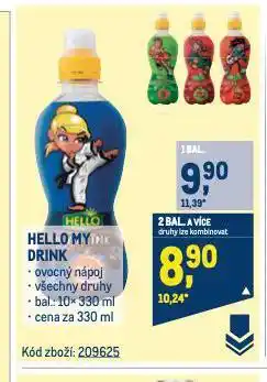 Makro Hello my drink nabídka
