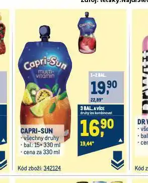 Makro Capri sun nabídka