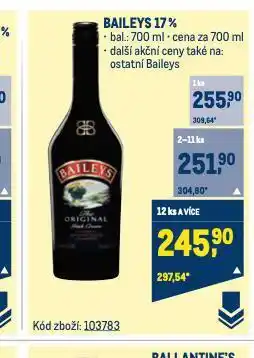 Makro Baileys nabídka