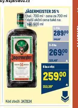 Makro Jagermeister nabídka