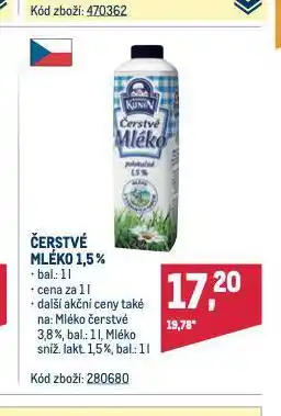 Makro Čerstvé mléko nabídka