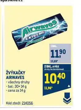 Makro Žvýkačky airwaves nabídka