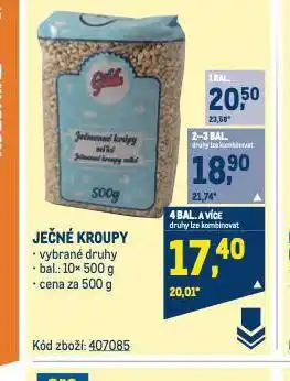 Makro Ječné kroupy nabídka