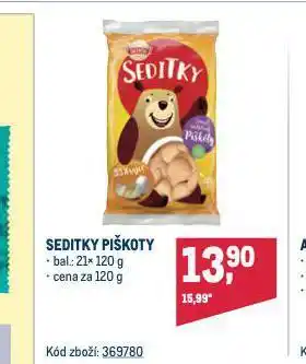 Makro Seditky piškoty nabídka