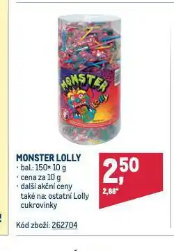 Makro Monster lolly nabídka