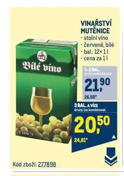 Makro Vinařství mutěnice nabídka