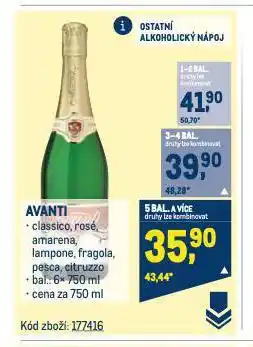 Makro Avanti nabídka