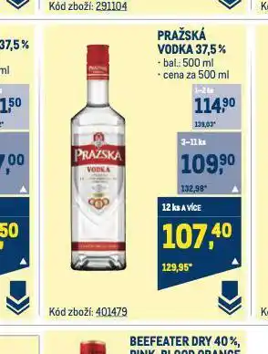 Makro Pražská vodka nabídka