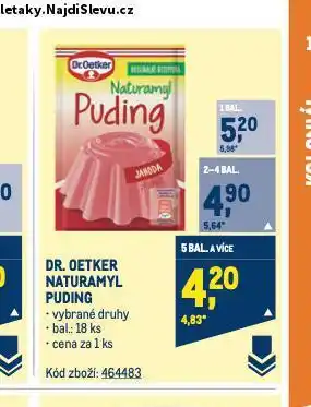 Makro Dr. oetker puding nabídka