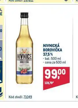 Makro Nivnická borovička nabídka