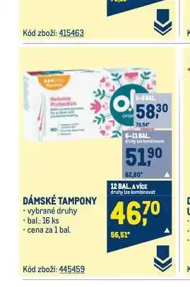 Makro O.b. tampony nabídka