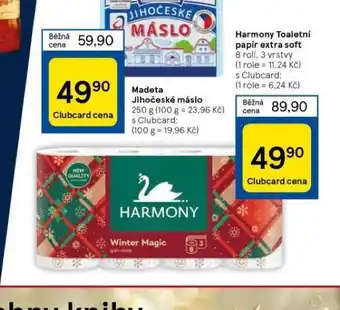 Tesco Harmony toaletní papír nabídka