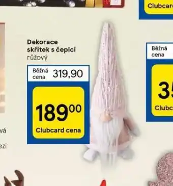 Tesco Dekorace skřítek s čepicí nabídka
