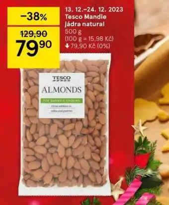 Tesco Tesco mandle jádra natural nabídka