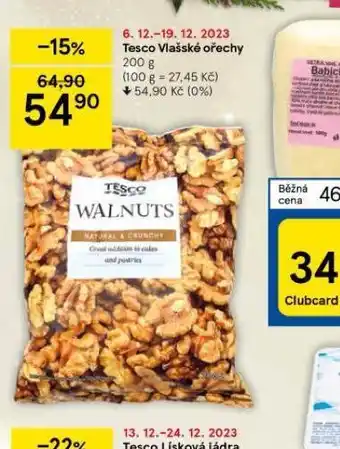 Tesco Tesco vlašské ořechy nabídka