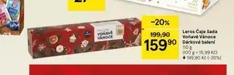 Tesco Leros čaje sada voňavé vánoce dárkové balení nabídka