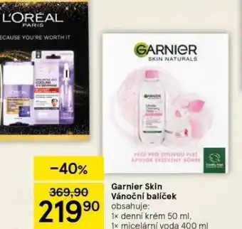 Tesco Garnier skin vánoční balíček nabídka