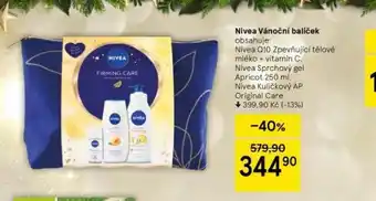 Tesco Nivea vánoční balíček nabídka