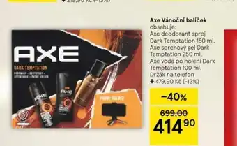 Tesco Axe vánoční balíček nabídka