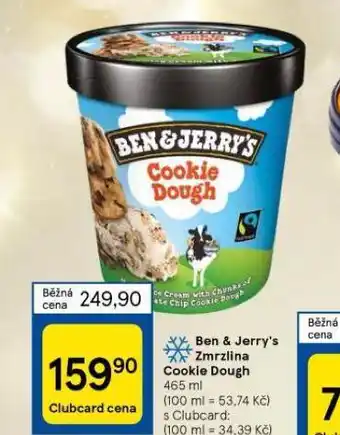 Tesco Ben & jerry´s zmrzlina nabídka