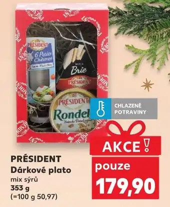 Kaufland PRÉSIDENT Dárkové plato mix sýrů 353 g nabídka