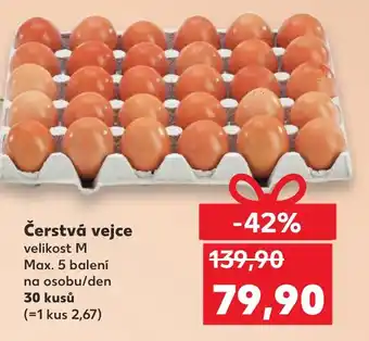 Kaufland Čerstvá vejce nabídka