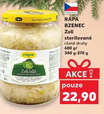 Kaufland RAPA BZENEC Zeli sterilované nabídka