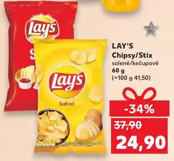Kaufland LAY'S Chipsy/Stix nabídka