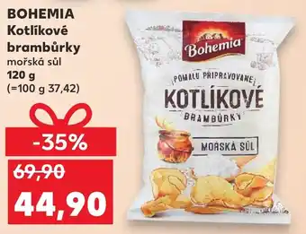 Kaufland BOHEMIA Kotlíkové brambůrky nabídka