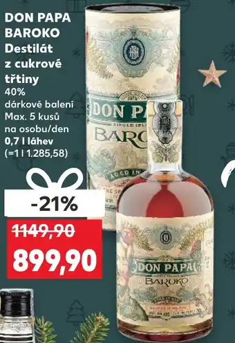 DON PAPA BAROKO Destilát z cukrové třtiny